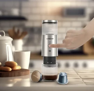 اسپرسوساز قابل حمل استیل لپرسو LePresso Portable Espresso LPSTPEM
